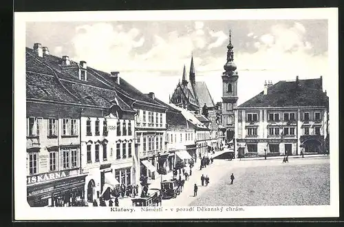 AK Klatovy, Namesti v pozadi Dekansky chram