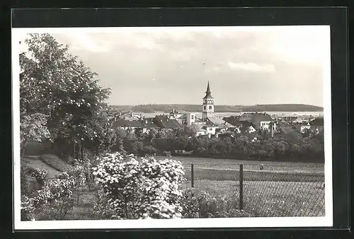 AK Dobruska, Blick zur Kirche