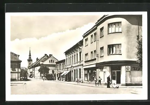 AK Adler Kosteletz / Kostelec nad Orlici, Strassenpartie