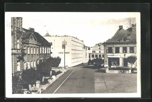 AK Adler Kosteletz / Kostelec nad Orlici, Strassenpartie