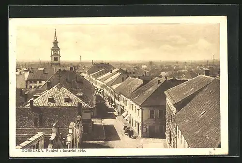 AK Dobruska, Pohled s kostelní veze