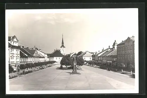 AK Adler Kosteletz / Kostelec nad Orlici, Námestí