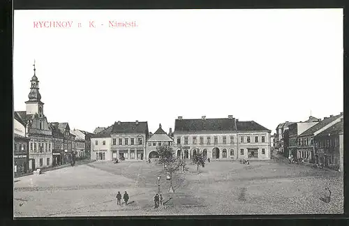 AK Rychnov n. Kn., Námestí