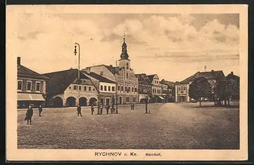 AK Rychnov n. Kn., Námestí