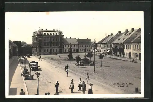 AK Adler Kosteletz / Kostelec nad Orlici, Námestí