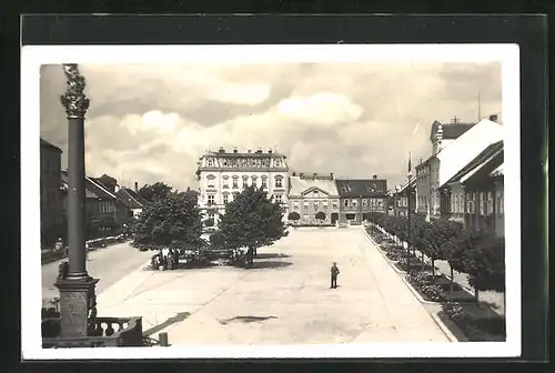 AK Adler Kosteletz / Kostelec nad Orlici, Námestí