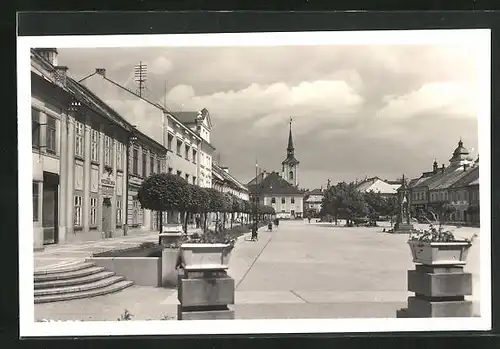 AK Adler Kosteletz / Kostelec nad Orlici, Námestí