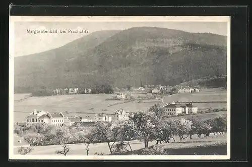 AK St. Margaretenbad, Ortsansicht aus der Vogelschau