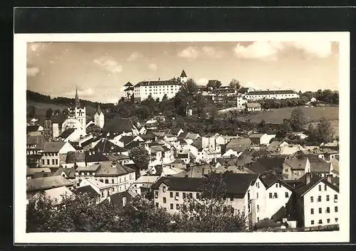 AK Winterberg / Böhmerwald, Ortsansicht aus der Vogelschau