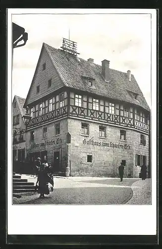 AK Kronach / Frankenwald, Geburtshaus Lucas Cranach`s, Scharfes Eck