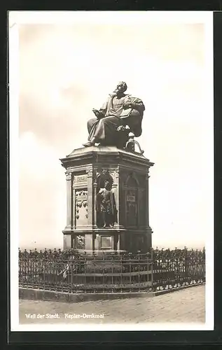 AK Weil der Stadt, Kepler-Denkmal