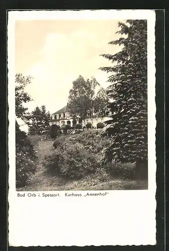AK Bad Orb, Hotel-Kurhaus Annenhof
