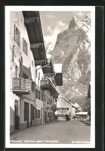 AK Mittenwald, Adlerhaus gegen Viererspitze