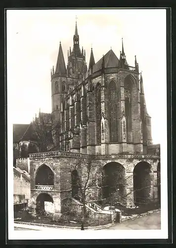 AK Erfurt, Dom von Südosten gesehen