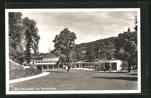 AK Bad Schwalbach, Partie am Weinbrunnen
