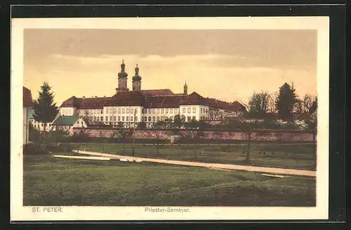 AK St. Peter / Schwarzwald, Priester-Seminar