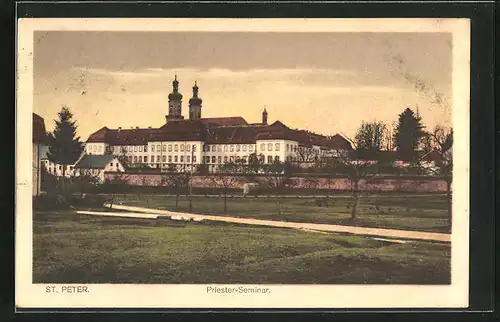 AK St. Peter / Schwarzwald, Priester-Seminar