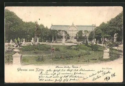 AK Köln-Riehl, Flora Parkanlage
