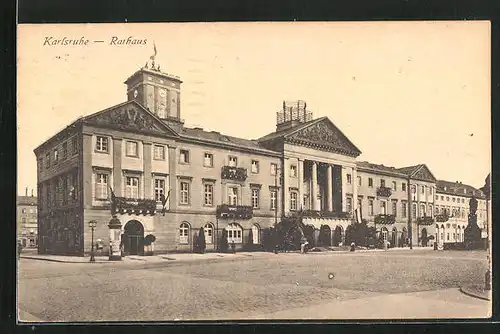 AK Karlsruhe, vor dem Rathaus