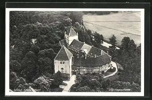 AK Rheda / Westfalen, Schloss, orig. Fliegeraufnahme