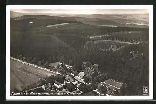 AK Jägerhaus / Schwarzenberg, Gesamtansicht