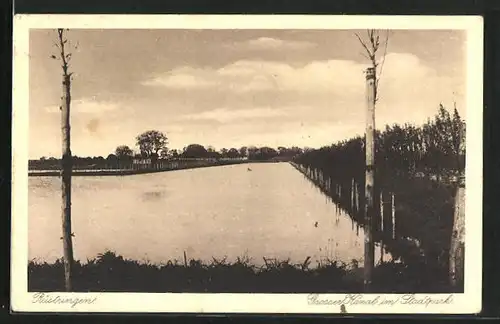 AK Rüstringen, Grosser Kanal im Stadtpark