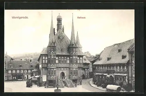 AK Wernigerode, am Rathaus