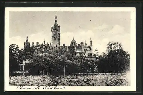 AK Schwerin i. M., Schloss, Seeseite