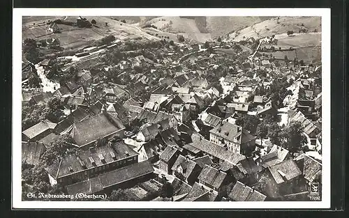 AK St. Andreasberg / Oberharz, Gesamtansicht, Luftaufnahme