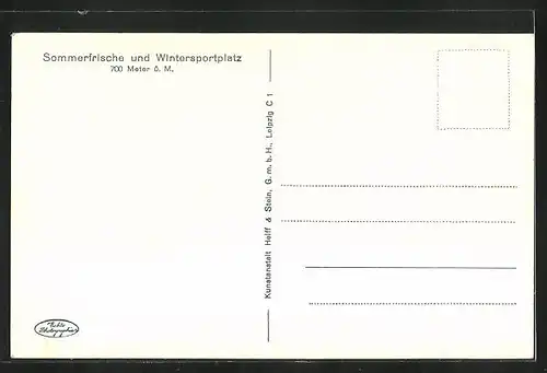 AK Auerbach i. V., Zöbischhaus und Aussichtsturm, Fliegeraufnahme