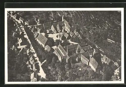 AK Maulbronn / Württ., Luftaufnahme vom Kloster