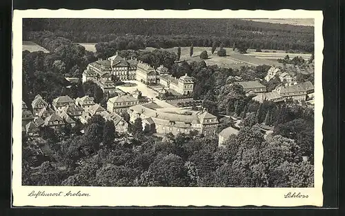 AK Arolsen, Stadtansicht mit Schloss