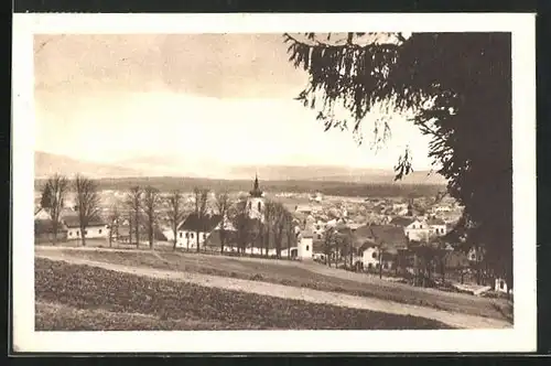 AK Volary na Sumave, Pohled od mestského sadu