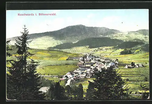 AK Kuschwarda / Böhmerwald, Gesamtansicht
