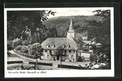 AK Marxzell / Albtal, Gasthaus und Pension Marxzeller Mühle