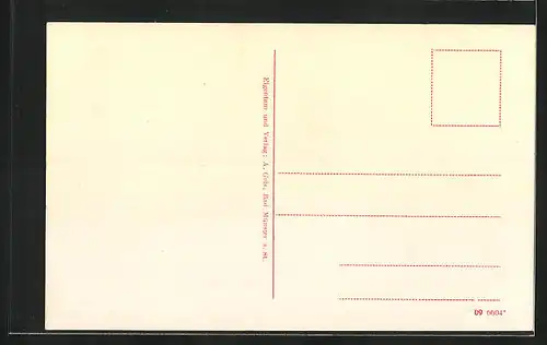 AK Bad Münster a. Stein, Ebernburg mit Hutten-Sickingen-Denkmal