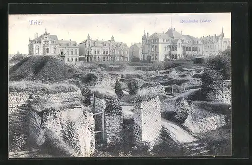 AK Trier, Römische Bäder