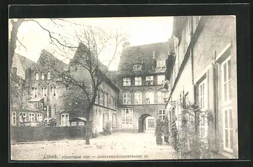 AK Lübeck, Füchtings Hof, Glockengiesserstrasse 25