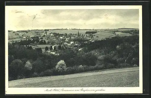 AK Much / Rhld., Panorama von Berghausen aus gesehen