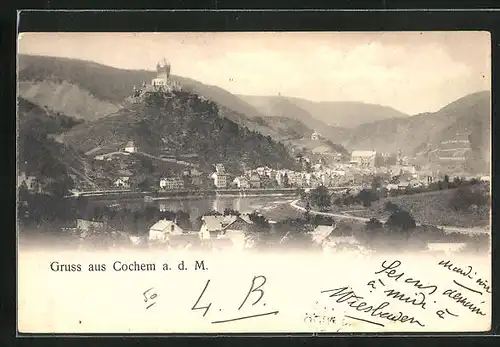 AK Cochem / Mosel, Gesamtansicht