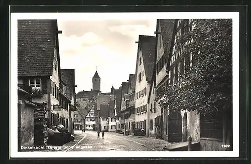 AK Dinkelsbühl, Untere Schmiedgasse