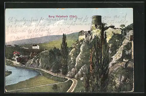 AK Heimbach / Eifel, Burg Heimbach