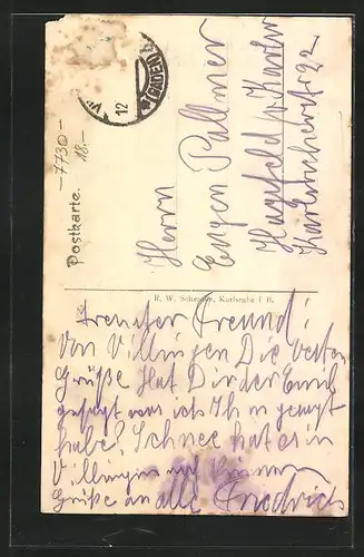 AK Villingen / Schwarzwald, Oberes Tor