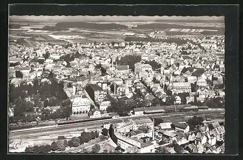 AK Schwenningen am Neckar, Fliegeraufnahmeder grossen Uhrenstadt