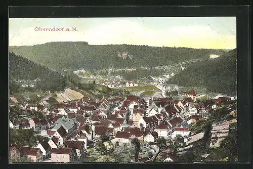 AK Oberndorf a. N., Ortstotale im Tal