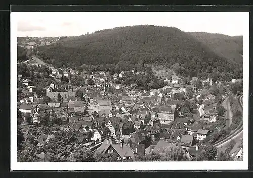 AK Calw im Schwarzwald, Gesamtansicht der Stadt