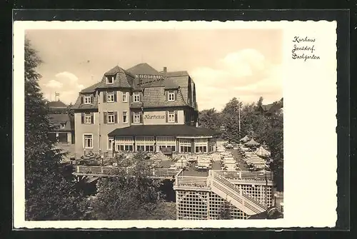 AK Jonsdorf im Zittauer Gebirge, Dachgarten des Kurhaus