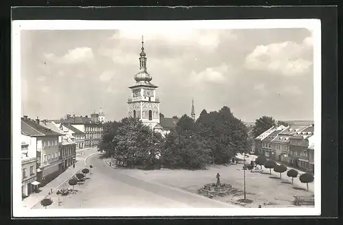 AK Nove Mesto na Morave, Kostel, Namesti