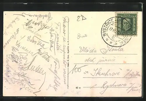 AK Bystrice n. Pernstynem, Radnice, Namesti