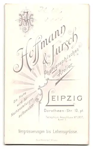 Fotografie Hoffmann & Jursch, Leipzig, Dorotheenstrasse 10, Soldat mit Schützenschnur, Inf. Rgt. 106